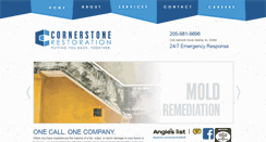 Desktop Screenshot of cornerstonerestoration.com