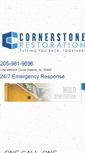 Mobile Screenshot of cornerstonerestoration.com